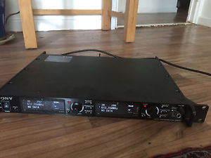 Sony DWR-R01D Dual Channel Rack Mountable Digital Wireless Receiver