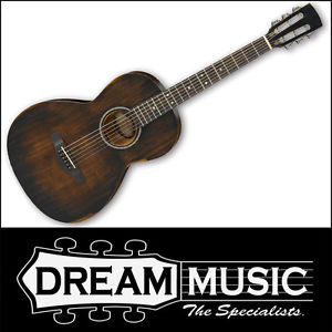 Ibanez Artwood Vintage AVN6 Acoustic Guitar Distressed Tobacco Burst RRP$899