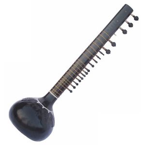 Sitar-Half Decorated-Kharaj Pancham-Single Tumba With Fiber Case by dorpmarket