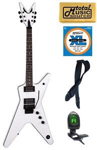Dean ML 79 F CWH  PACK Solid-Body Electric Guitar, Classic White, Bundle