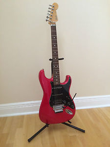 1988 Fender Contemporary Stratocaster MIJ Strat Japan HSS Candy Apple Red Floyd