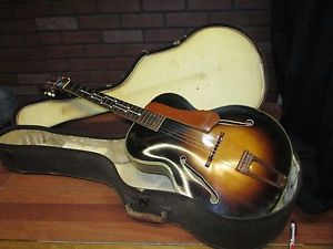 Vintage Rare Paramount Challenger Acoustic Guitar 1940's Martin Harmony Cremona