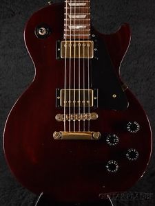 USED Gibson Les Paul Studio Mod Wine Red Gold Hardware 1996 F/S From Japan 00152