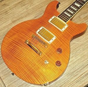 1998 Gibson Les Paul Standard DC Amber AAAA Top