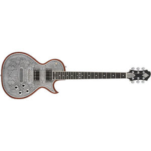 Zemaitis Custom Shop CS24MF FR4C Natural Metal Front Deep Leaf NEW Guitar w/Case