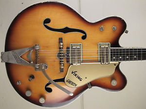 ♫ 1962-1964 GRETSCH VIKING + ORIGINAL CASE vintage