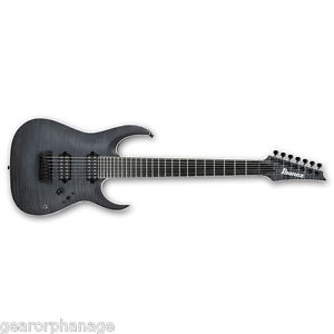 Ibanez RGA Series RGAIX7FM Iron Label Transparent Gray Flat TGF NEW + Gig Bag!
