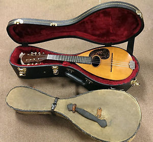 1917 Martin Bowl Back Style 1 Mandolin, 29 Made That Yr, Orig & Hard Shell Case