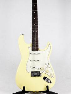 1999 Fender Stratocaster Olympic White Electric Guitar - 10019737