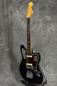 Fender USA American Vintage 62 Jaguar Black Electric Guitar w/SoftCase Used#U014