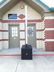 K-Array 21" Powered Sub with 2 KP102 Python Line Arrays