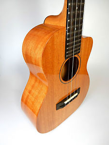 PONO MTDC Tenorukulele Cutaway, massives Mahagoni, designed by Ko'olau