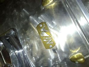 Batteria NIDA (handmade, in acciaio con meccaniche in ottone).