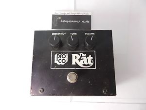 VINTAGE 1981 PROCO RAT DISTORTION PEDAL ORIGINAL VERSION 1 V1 TONE KNOB BIG BOX