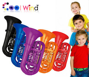 Tuba Coolwind, Plastiktuba, schwarz, 4 ventilig Gig-Bag und Zubehör   +++TOP+++