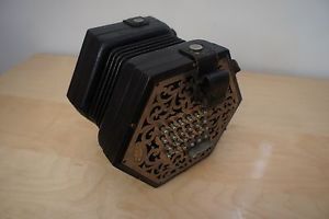 Wheatstone English Concertina, Model 21 No. 29456