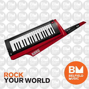 Korg RK100S Keytar 37 Key Remote Keyboard Synth Red RK-100S Synthesiser - BNIB