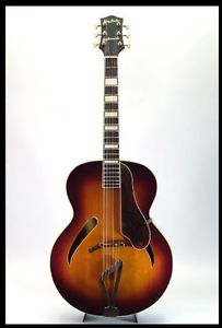 GRETSCH Synchromatic 160 #6028 1948-51 Brown w/hard case Free shipping #R936