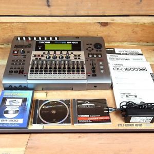 BOSS BR-1600 IN BOX + MANUALS + VIDEO 80GB DISCRETE DRUMS Version 2 BR-1600CD