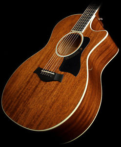 Used 2015 Taylor 524ce Mahogany GS Cutaway Acoustic/Electric Guitar Edgeburst