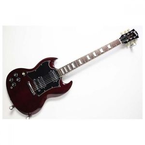 Burny RSG-55-69 Left Handed Dark Cherry 2011 Made Used Electric Guitar Japan F/S