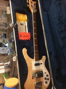Rickenbacker 4003 Mapleglo Electric Bass Guitar September 1997