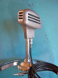Vintage RARE 1950's Amperite RBHG ribbon microphone old midcentury w 20 ft cable