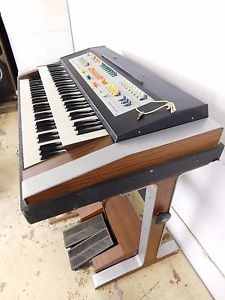 1972 PD/252 Farfisa Italy Organ Compact Professional Duo Pedalboard Accessories