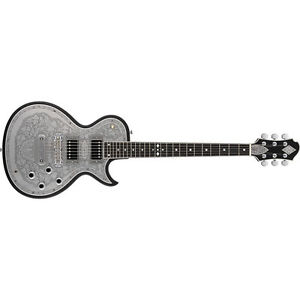 Zemaitis Custom Shop CS24MF 2B Black BK Metal Front Bold Leaf *New* Guitar
