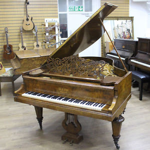 Ernst Kaps Burr Walnut Baby Grand Piano By Sherwood Phoenix