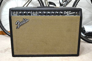1967 Vintage Fender Deluxe Reverb Blackface Amp 12" 22 Watts Clean Machine!