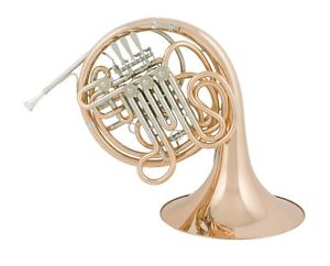 Cerveny CHR 781 in B/F Doppelhorn RETOURE - Goldmessing lackiert