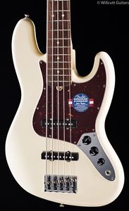 Fender American Standard Jazz Bass V Olympic White (621)