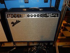 Fender '65 Deluxe Reverb Navy Blues Limited Edition 22W Tube Guitar Amplifier