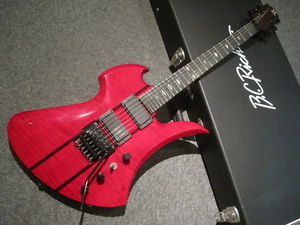 Free Shipping Used B.C.Rich Custom Shop Mockingbird SL / Trans Red