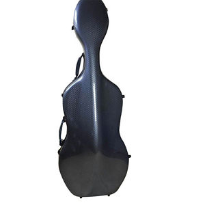 High-grade black 4/4 Composite Carbon Fiber Cello case of super hard pressure