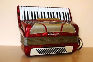 Accordion Hohner Lucia IIP 80 bass LMH Akkordeon Fisarmonica + Case