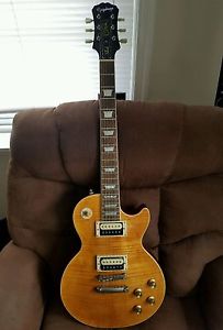 EPIPHONE SLASH LES PAUL W/SLASH HAND SIGNED COA