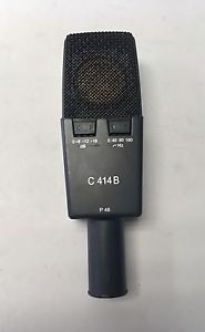 Vintage AKG C414B P48 Condenser Microphone Austria - Great Condition!