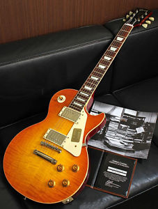 New Gibson Custom Shop 1959 Les Paul Standard Reissue V.O.S Sunrise Tea Burst