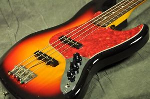 FENDER JAPAN JB62 3-tone Sunburst MIJ Used Bass Guitar Free Shipping #b208