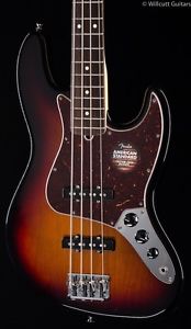 Fender American Standard Jazz Bass® 3-Tone Sunburst, Rosewood (534)