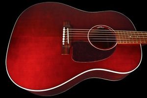 2015 GIBSON J-45 CUSTOM SHOP LIMITED EDITION ~ WINE RED w LR BAGGS ELEMENT