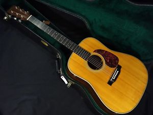 Martin HD-28V Natural w/hard case Free shipping Guiter Bass From JAPAN #X973