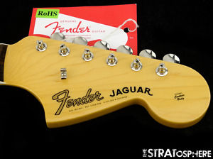 Vintage 65 RI USA Fender Jaguar NECK + TUNERS 65 Reissue Rosewood Bound Nitro