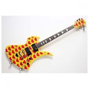 Burny MG-145S YH Mockingbird Yellow Heart Used Electric Guitar Best Deal Japan