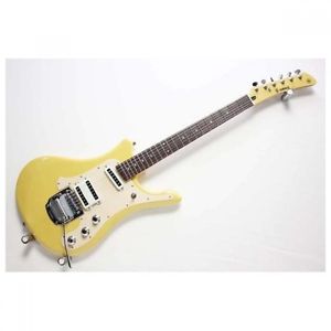 Yamaha SGV-300 Vintagae Yellow Used Electric Guitar Deal with Soft Case Japan