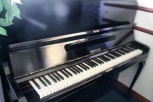 Herman Black upright Piano |Belfast Pianos