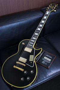 New Gibson Custom Shop 1968 Les Paul Custom V.O.S 2016 Antique Ebony Guitar