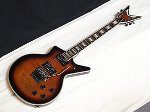 DEAN Cadillac 1980 FLOYD electric GUITAR new Tiger Eye - Flame Maple